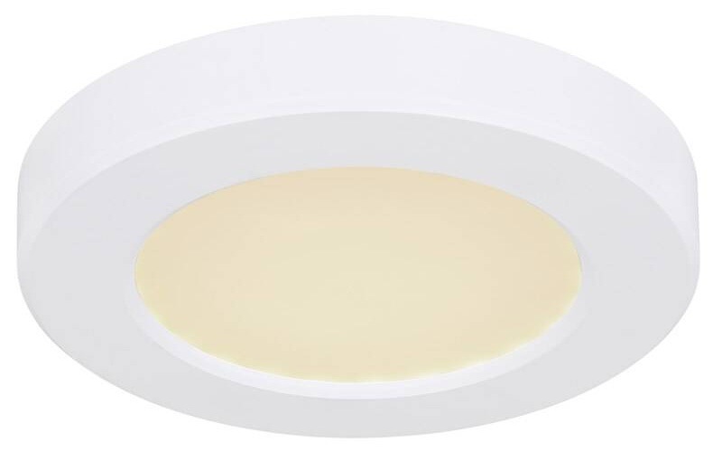 LED stropné svietidlo GLOBO Lasse, kruh, 13 cm, LED, 6W biele