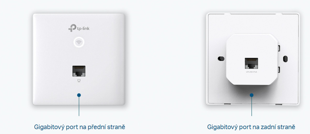 Prístupový bod (AP) TP-Link EAP230 Wall, Omada SDN