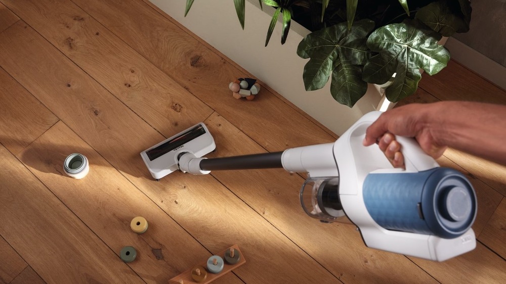 Tyčový vysávač Miele Duoflex HX1 Nordic modrá