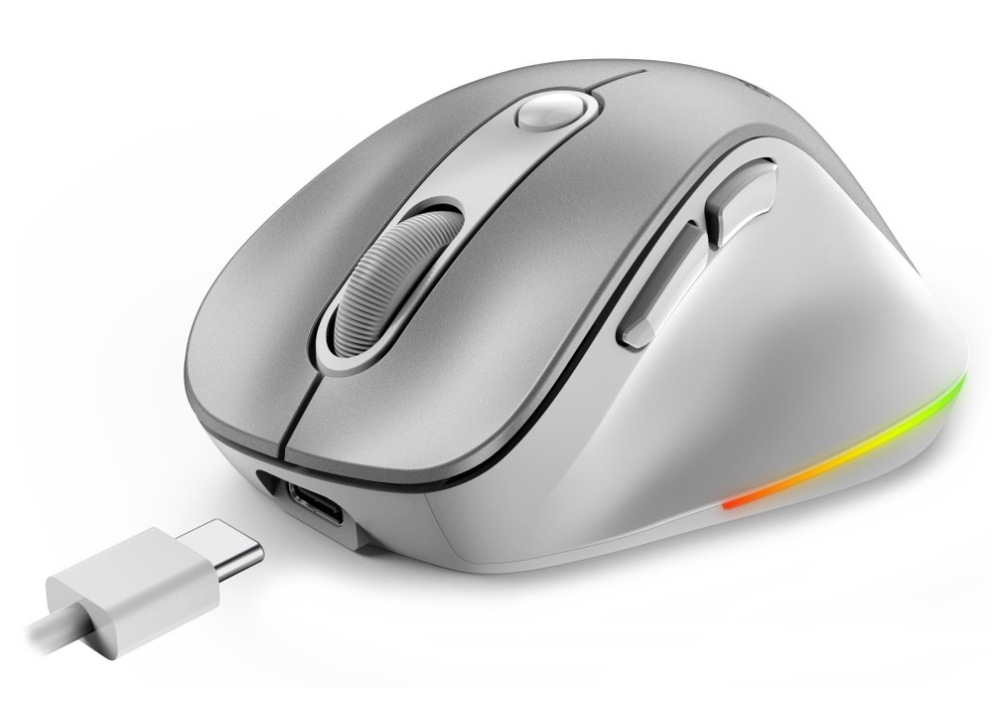 Myš Genius Ergo 9000S Pro strieborná Myš Genius Ergo 9000S Pro strieborná
