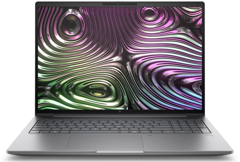 Notebook HP ZBook X G1i 16" sivý HP ZBook X G1i notebook čelný pohľad na displej