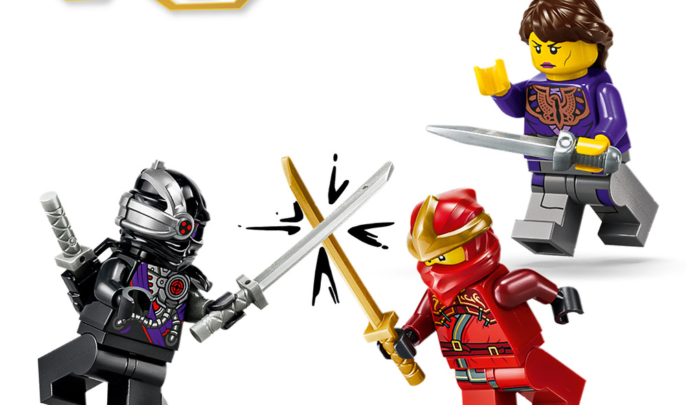 Stavebnica LEGO® NINJAGO® 71867 Kaiův červený bourák: 15 let NINJAGO Model LEGO NINJAGO poteší fanúšikov od 14 rokov a vďaka kombinácii auta, motorky, minifigúrok a zbraní sa skvele hodí do zbierky nindžovských modelov.