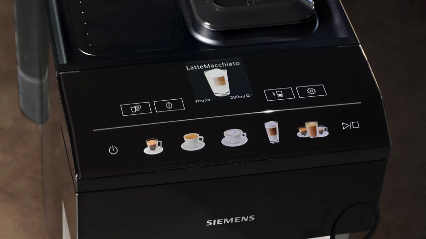 Automatický kávovar Siemens EQ.500 Classic TP515R01 čierny/nerez "SIETP515R01_displej"