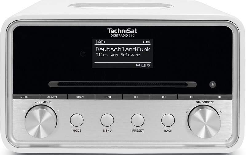 Internetový rádioprijímač s DAB+ Technisat DIGITRADIO 586 strieborný/biely Internetový rádioprijímač s DAB+ Technisat DIGITRADIO 586 strieborný/biely