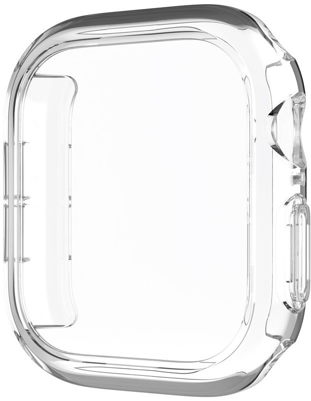 Ochranné púzdro FIXED Pure Watch na Apple Watch 10 46 mm - priehľadné