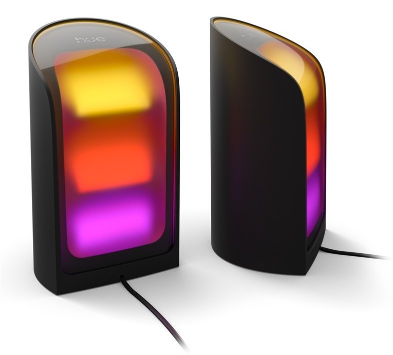 Stolová lampička Philips Hue Wall washer s inovatívnou projekčnou technológiou ColorCast
