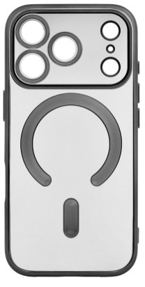 Kryt na mobil WG Magic Eye Magnet na Apple iPhone 17 Pro čierny/priehľadný Kryt na mobil WG Magic Eye Magnet na Apple iPhone 17 Pro v čierno-priehľadnej farbe