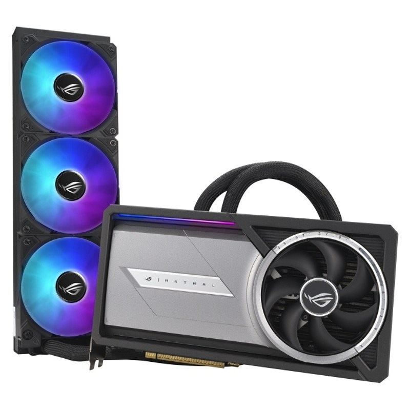 Grafická karta Asus ROG Astral LC GeForce RTX 5090 32GB, čierna farba