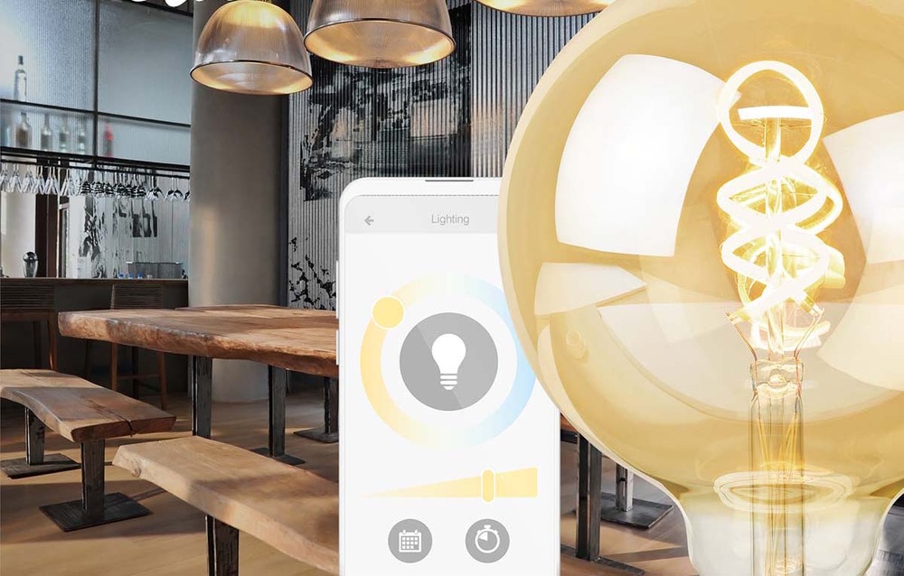 Inteligentná žiarovka Nedis SmartLife globe, Wi-Fi, E27, 360 lm, 4.9 W, Teplá - studená biela