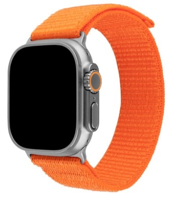 Remienok FIXED Nylon Sporty Strap na Apple Watch Ultra 49mm oranžový