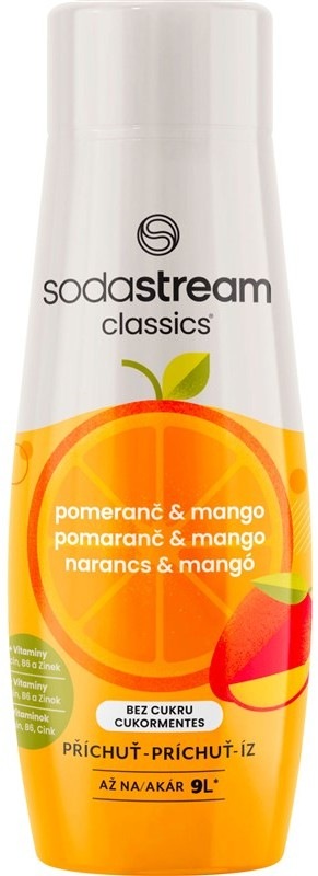 Príchuť pre perl. vodu SodaStream Pomaranč Mango Zero 440 ml