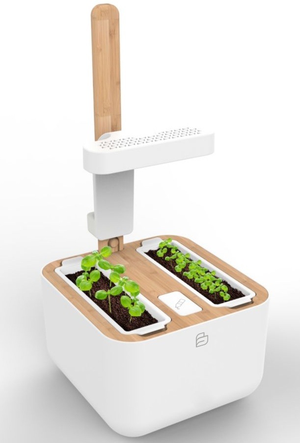 Inteligentný kvetináč Véritable BOTANEO biely Chytrý kvetináč Véritable BOTANEO s LED lampou