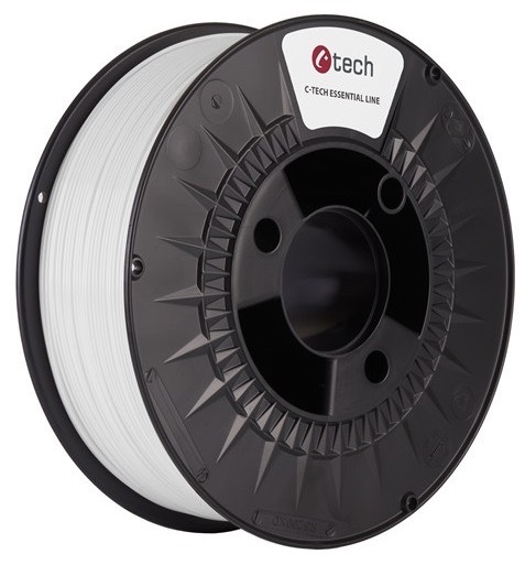 Tlačová struna C-Tech s priemerom 1,75 mm, biela farba