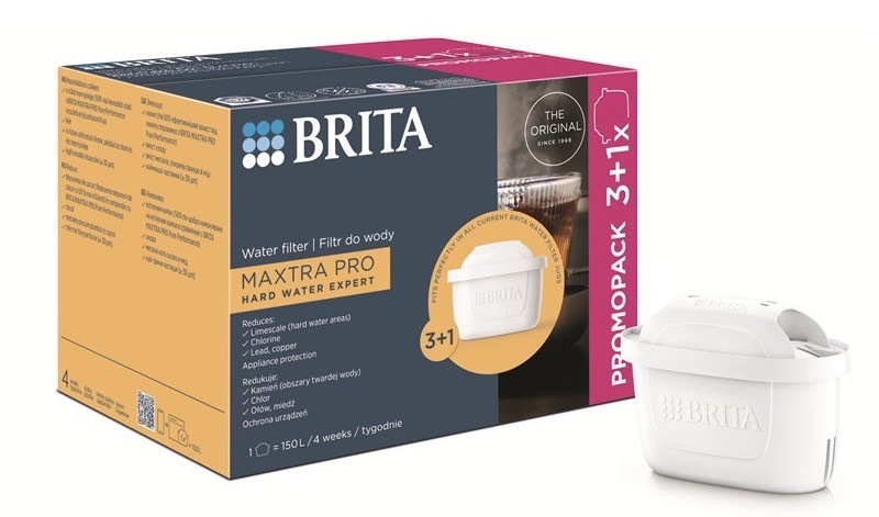 Filtre na vodu Brita pre tvrdú vodu, 4 ks v balení