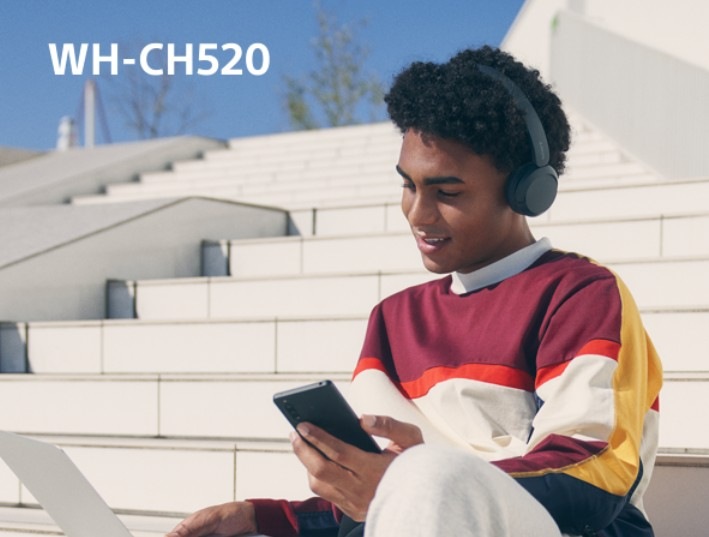 Slúchadlá Sony WH-CH520 žltá Slúchadlá Sony WH-CH520 - ružová