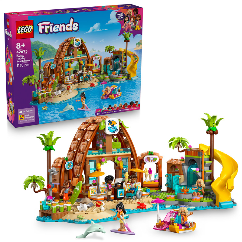 Stavebnica LEGO® Friends 42673 Rodinná dovolenka pri pláži