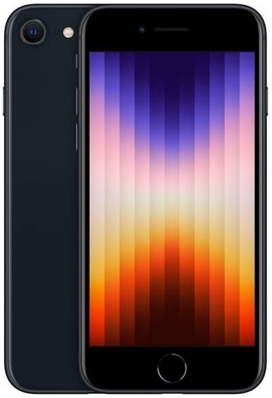 Mobilný telefón Apple iPhone SE (2022) 128GB polnočný