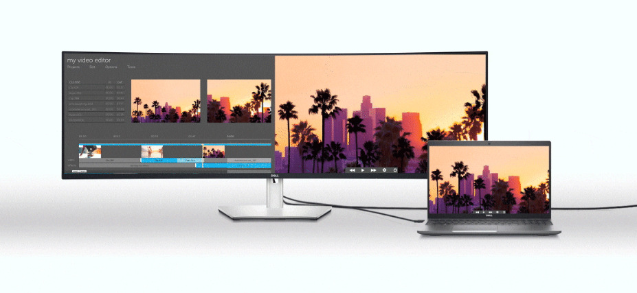 Monitor Dell UltraSharp U4924DW strieborný