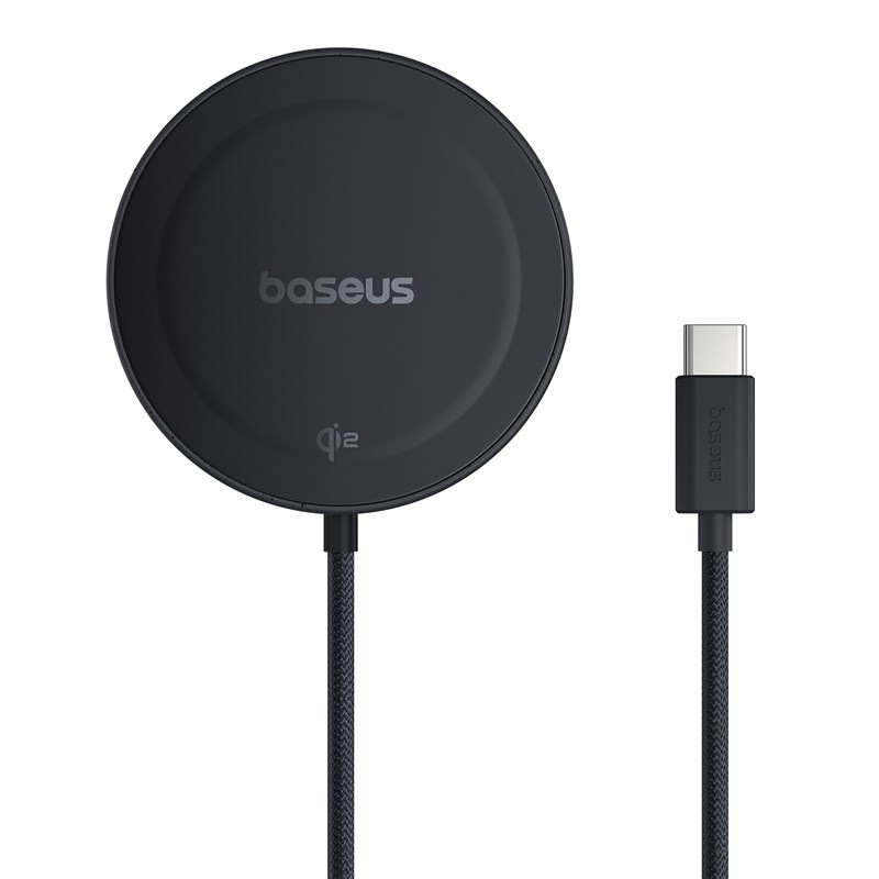 Bezdrôtová nabíjačka Baseus Simple Mini4 Qi2 15W čierna