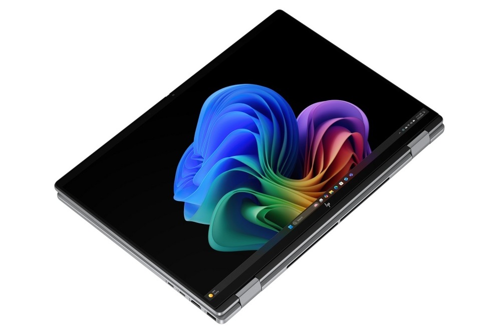 Notebook HP OmniBook X Flip NG AI PC 16-ar0433nc + Game Pass predplatné na 3 mesiace strieborný/šalviová farba Notebook HP OmniBook X Flip NG AI 16-ar0433nc v polohe tabletu