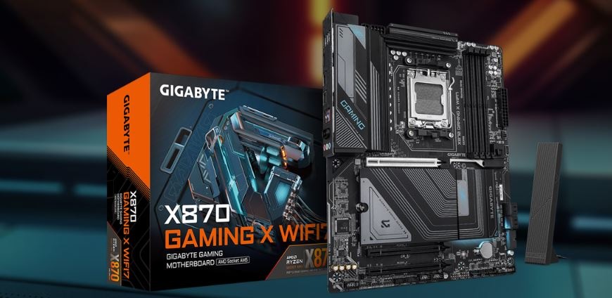Základná doska GIGABYTE X870 GAMING X WIFI7 Základná doska Gigabyte X870 GAMING X WIFI7 s krabicou