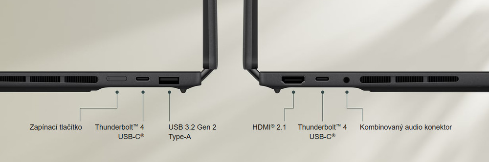 Asus Zenbook Duo ponúka aj moderný port Thunderbolt 4″ width=