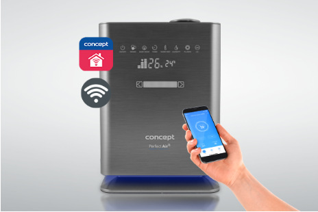 Zvlhčovač vzduchu Concept Perfect Air ZV2021 Smart Ovládání