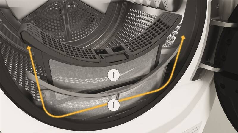Sušička bielizne Whirlpool W7 D94WB EE biela