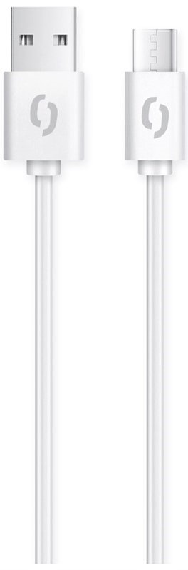 Kábel Aligator USB/USB-C, 1m - biely