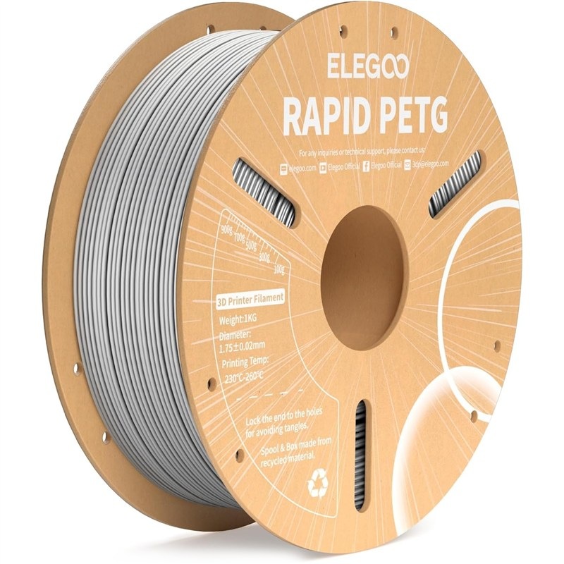 Filament Elegoo s priemerom 1,75 mm, šedá farba