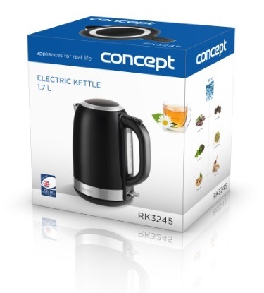 Rýchlovarná kanvica Concept RK3245 čierna Rýchlovarná kanvica Concept RK3245 čierna