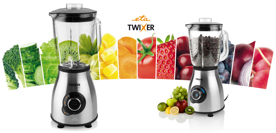 Stolný mixér ETA Twixer 6011 90000 nerez Stolný mixér ETA Twixer 6011 90000 nerez