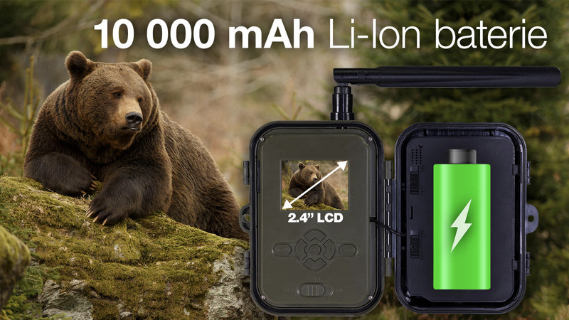 Fotopasca Evolveo StrongVision PRO 4G maskáčová farba Fotopasca Evolveo StrongVision PRO 4G maskáčová farba