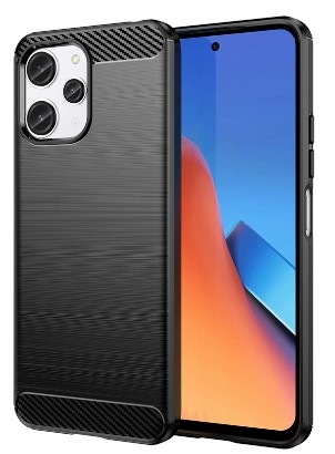 Kryt na mobil WG Carbon na Xiaomi Redmi 12 4G čierny