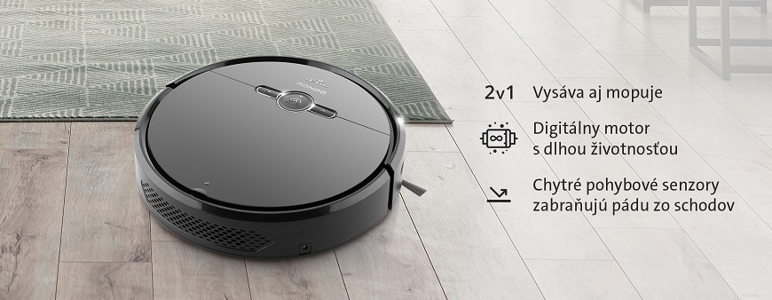 Robotický vysávač ETA Rondo 1244 90000 čierny Robotický vysávač ETA Rondo 124490000, vlastnosti