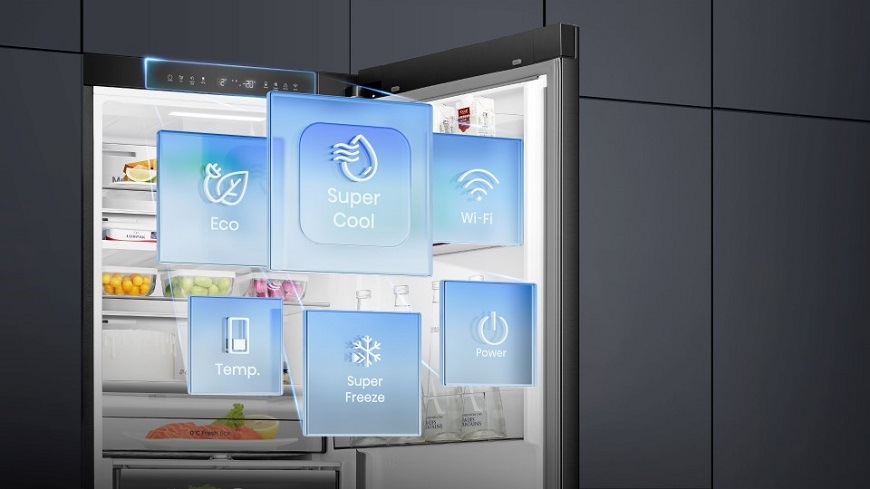 Chladnička Hisense RB3K330SAIC, nerez, ľahké ovládanie