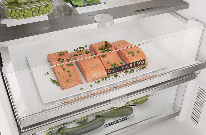 Chladnička Whirlpool WHSD18A073C1 P Chladnička 1dverová Whirlpool WHSD18A073C1 P, vstavaná, zásuvka MultiFreshBox s čerstvo chladeným lososom