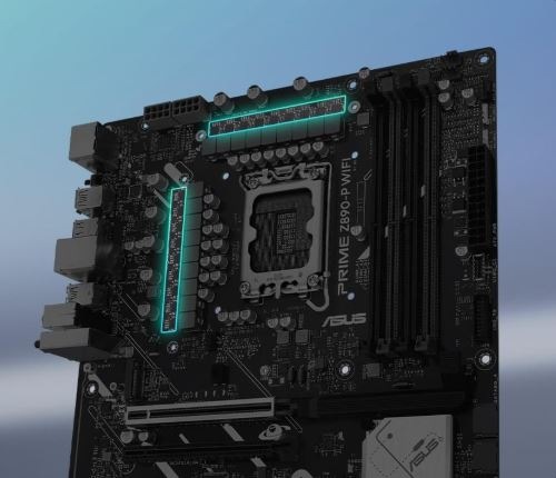 Základná doska Asus PRIME Z890-P WIFI Základná doska Asus PRIME Z890-P WIFI - detail napájania
