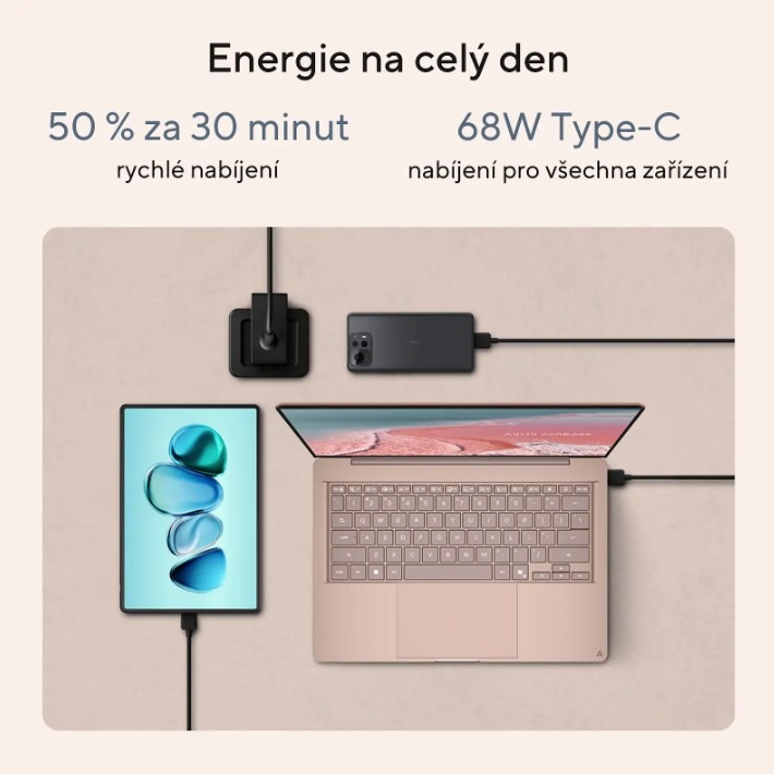 ASUS Zenbook 14 a nabíjačka