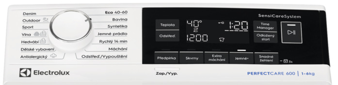 Práčka Electrolux PerfectCare 600 EW6TN3262C biela Práčka Electrolux PerfectCare 600 EW6TN3262C biela