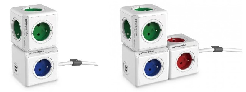 Kábel predlžovací Cubenest Powercube Extended USB PD 20W, USB, USB-C, 4x zásuvka, 1,5m biely/zelený Kábel predlžovací Cubenest Powercube Extended USB PD 20W, USB, USB-C, 4x zásuvka, 1,5m biely/zelený
