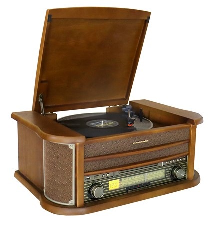 Gramofón Soundmaster NR560 hnedý