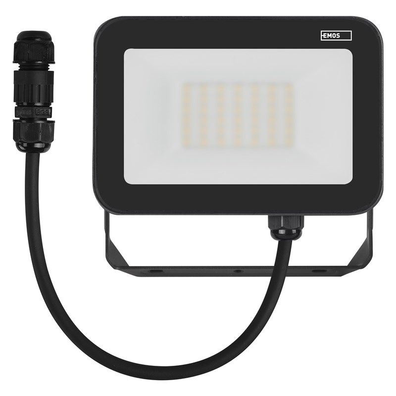 Reflektor EMOS INOVO 30W 3300LM IP65 NW čierny Reflektor EMOS INOVO 30W 3300LM IP65 NW - čierny