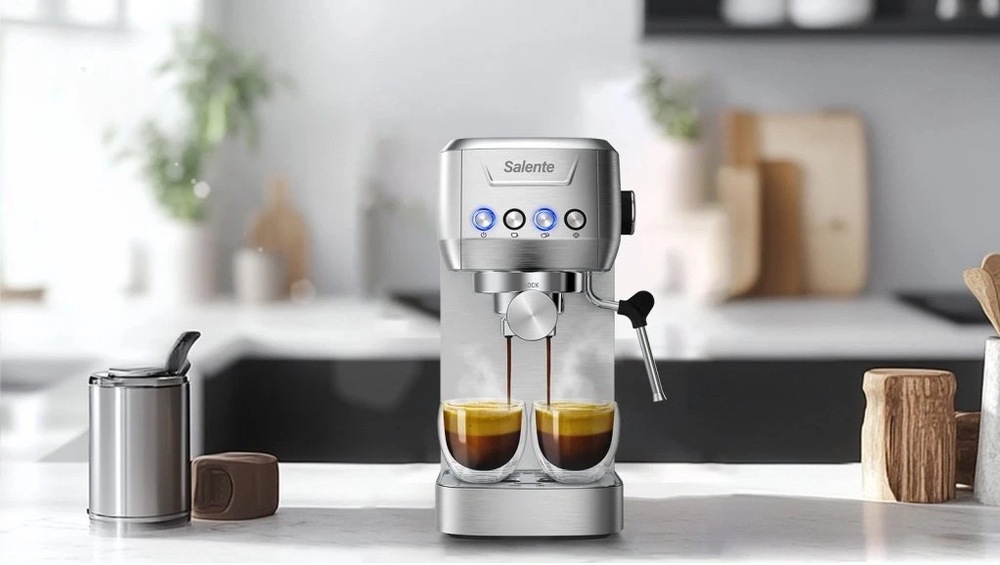 Pákový kávovar Salente Coffio nerez „“