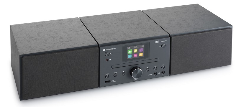 Mikro HiFi systém GoGEN MSC 472 BTDAB sivý Mikrosystém GoGEN MSC 472 BTDAB, rozmiestnenie