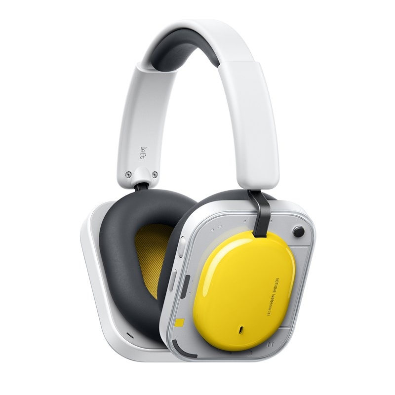 Slúchadlá Nothing Headphone (a) B186 v žltej farbe.