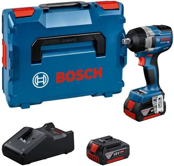 Rázový uťahovač Bosch Professional GDS 18V-750 s batériou