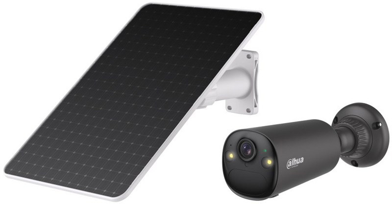 IP kamera Dahua KIT/BF8CA-0210B + 8W solárny panel - čierna