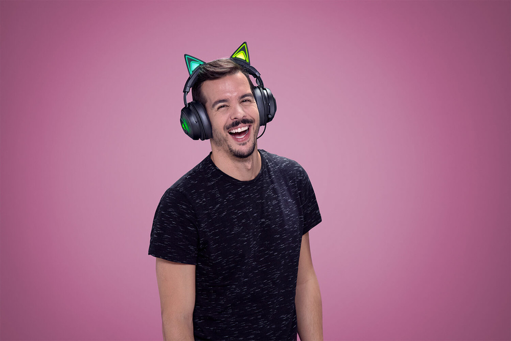 Headset Razer Kraken Kitty čierny