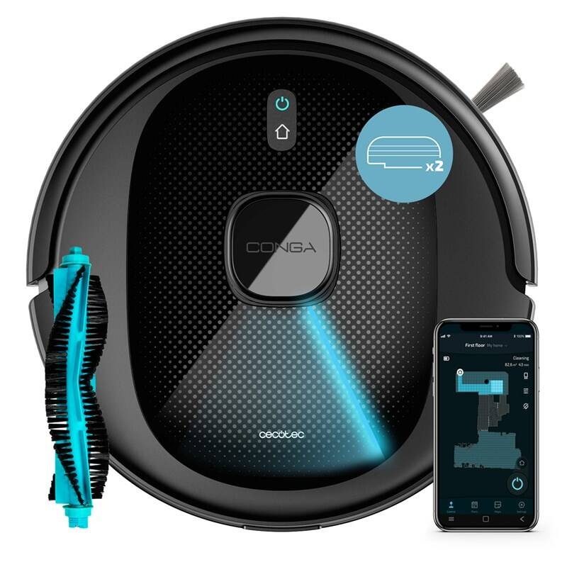 Robotický vysávač Cecotec Conga 7490 Immortal X-Treme čierny